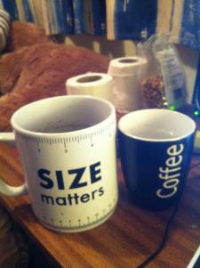 size matter, my mug