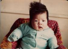Guess who is this chubby kid? (age around 100 days)