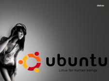 linux, ubuntu, wall paper, operating system, pretty, girl