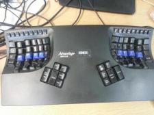 My colleague is using this keyboard for programming, is he a geek?