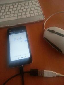 Xiaomi Smart Phone with USB Mouse On-The-Go