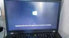 Windows tried to repair my broken harddrive when the laptop accidentally fell to the ground