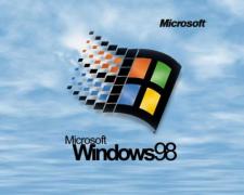 Windows 98 boot load startup screen