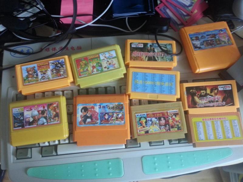 My FC game cartridge collection